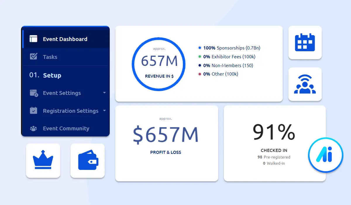 Glue Up event analytics