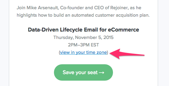 email invite seats